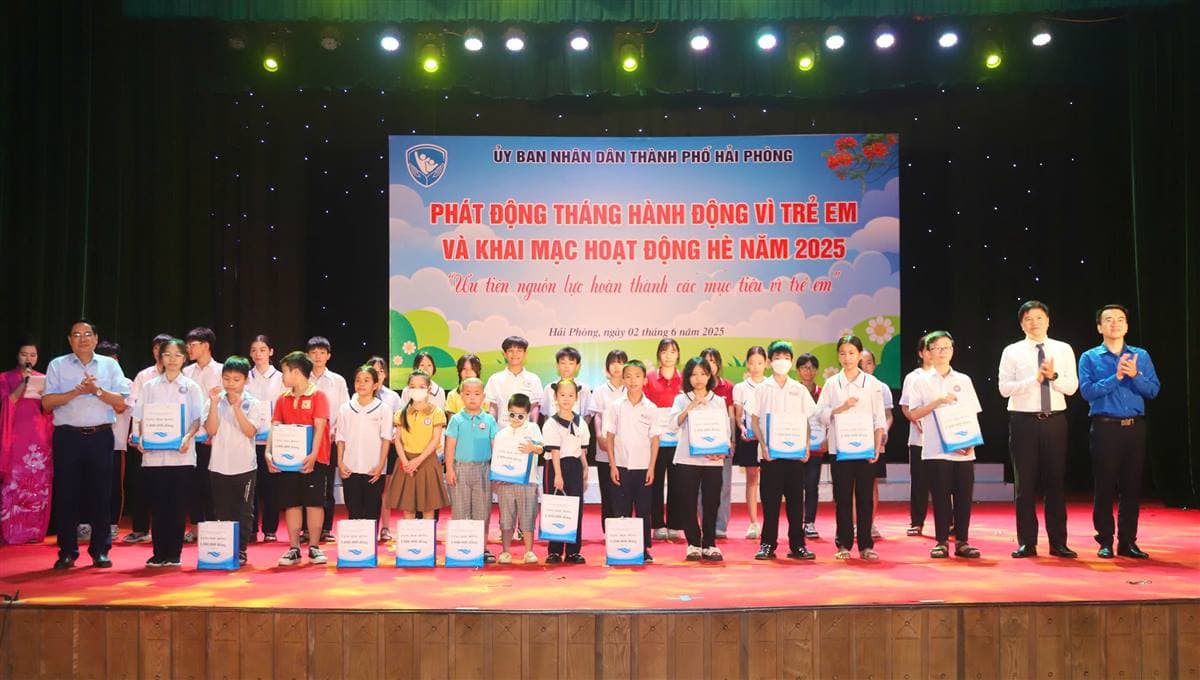 Phát động Tháng hành động vì trẻ em với chủ đề “Ưu tiên nguồn lực hoàn thành các mục tiêu vì trẻ em”