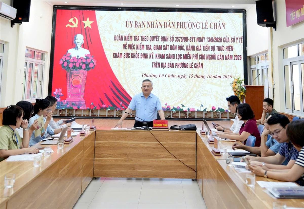Lê Chân, An Biên đạt tỷ lệ trên 95% khám sức khỏe cho người dân