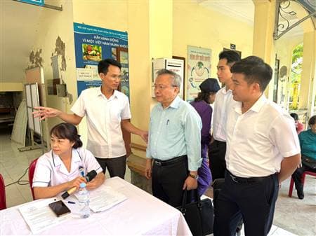 Đẩy nhanh tiến độ khám sức khỏe toàn dân tại An Hải, An Dương