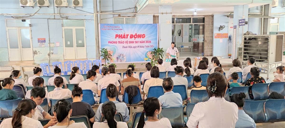 Phát động phong trào vệ sinh tay