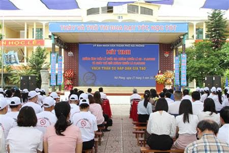 Mít tinh hưởng ứng Tuần lễ Quốc gia không thuốc lá 25 – 31/5/2025 và Ngày Thế giới không thuốc lá 31/5