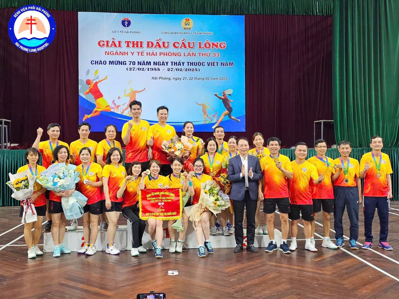 Sôi nổi Giải Cầu lông ngành Y tế Hải Phòng lần thứ 33 năm 2025