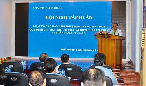 Hội nghị tập huấn Luật Tố cáo năm 2018