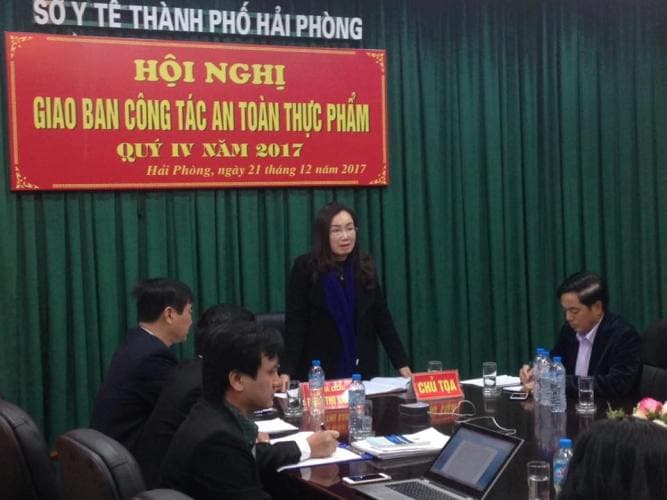 Hội nghị giao ban công tác an toàn thực phẩm quý 4 năm 2017