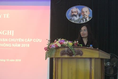 Hội nghị đánh giá thực trạng công tác cấp cứu và vận chuyển cấp cứu ngành Y tế Hải Phòng năm 2018