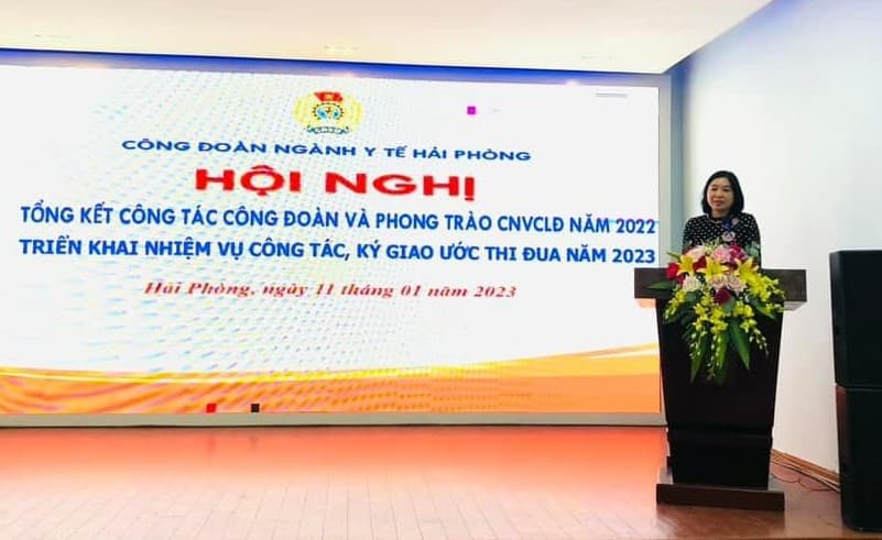 Công đoàn ngành Y tế tổ chức Hội nghị tổng kết công tác công đoàn năm 2022