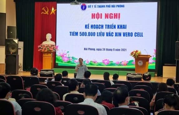 Hải Phòng triển khai kế hoạch tiêm 500.000 liều vắc xin Vero Cell của hãng Sinopharm
