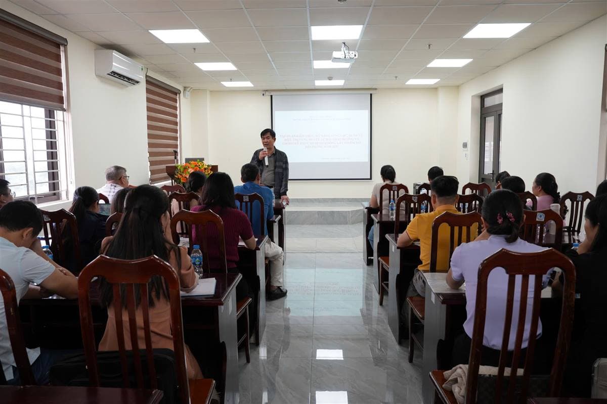CDC Hải Phòng tập huấn nâng cao năng lực quản lý bệnh không lây nhiễm cho 40 cán bộ y tế cơ sở