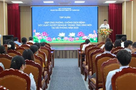 Hải Phòng tập huấn nâng cao năng lực phòng, chống dịch sốt xuất huyết Dengue cho 145 cán bộ y tế