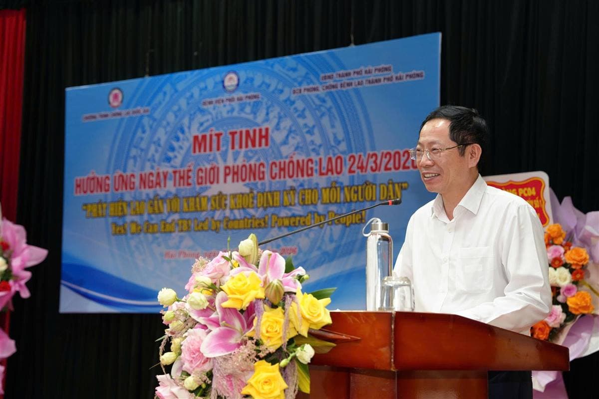Mít tinh hưởng ứng ngày thế giới phòng chống lao năm 2026: “ Phát hiện lao gắn với khám sức khỏe định kỳ cho mỗi người dân”
