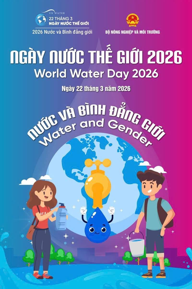 Tăng cường hoạt động hưởng ứng
Ngày Nước, Khí tượng và Giờ Trái đất 2026