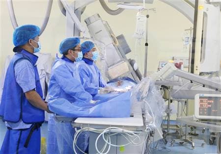 Bệnh viện Nhi Hải Phòng: Thực hiện các kỹ thuật can thiệp tim mạch cho bệnh nhân