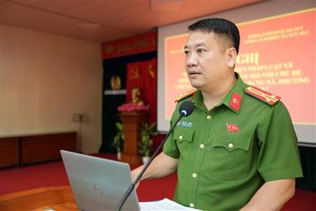 Tuyên truyền phổ biến pháp luật về phòng, chống ma túy cho hơn 200 cán bộ chiến sĩ và học viên của Cơ sở cai nghiện ma túy số 2