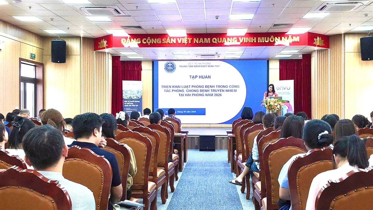 Hải Phòng tập huấn triển khai Luật Phòng bệnh trong công tác phòng, chống bệnh truyền nhiễm cho 115 cán bộ y tế