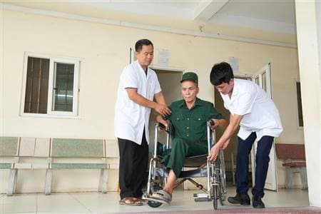 Nơi chăm sóc những thương, bệnh binh đặc biệt.