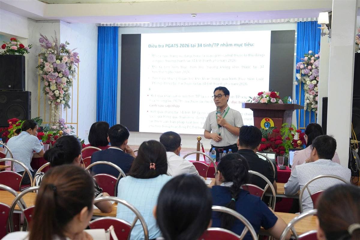 Hải Phòng tập huấn điều tra tình hình sử dụng thuốc lá năm 2026
