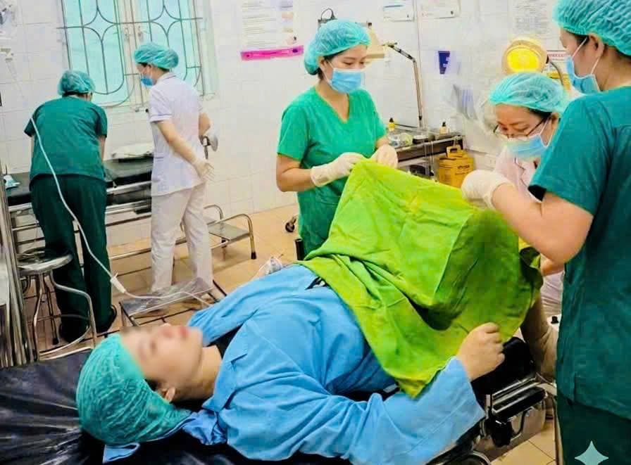 Sản phụ thai 32 tuần nhập viện trong tình trạng cấp cứu nguy kịch