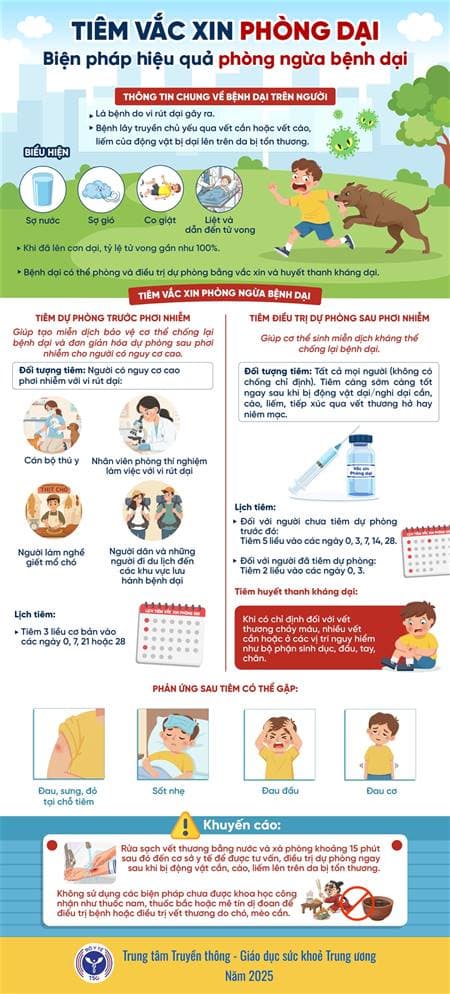 Hải Phòng hơn 7.600 người tiêm vaccine phòng bệnh dại