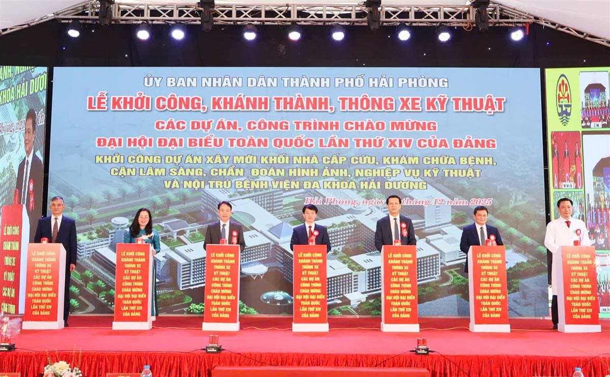 Trên 850 tỷ đồng xây mới 03 khối nhà thuộc Bệnh viện Đa khoa Hải Dương
