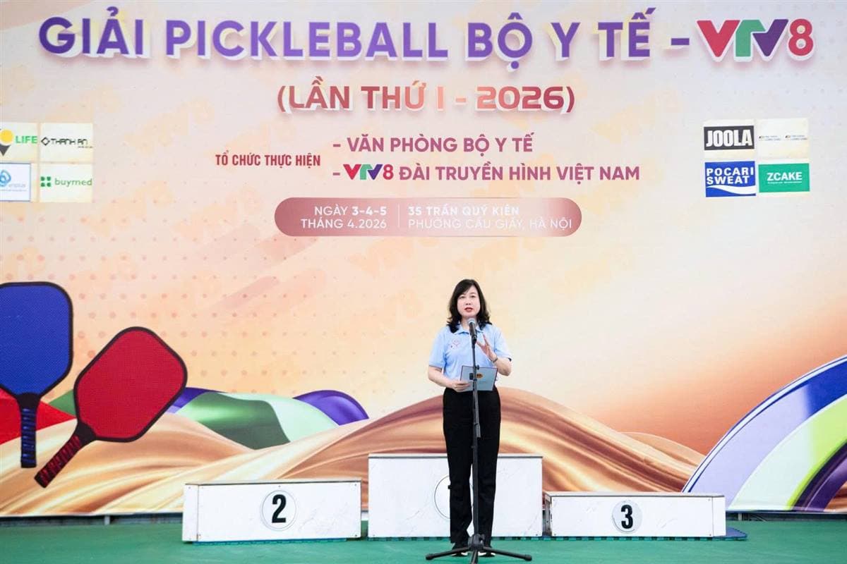 Đôi nam CDC Hải Phòng đoạt giải nhì giải Pickleball Bộ Y tế- VTV8