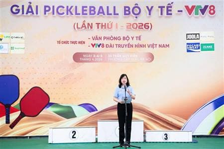 Đôi nam CDC Hải Phòng đoạt giải nhì giải Pickleball Bộ Y tế- VTV8