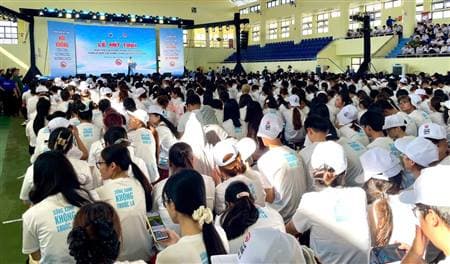 Hơn 1.500 thanh niên Hải Phòng tham dự mít tinh hưởng ứng Ngày Thế giới không thuốc lá năm 2026
