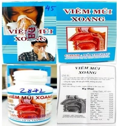 Không buôn bán và sử dụng thuốc giả VIÊM MŨI XOANG