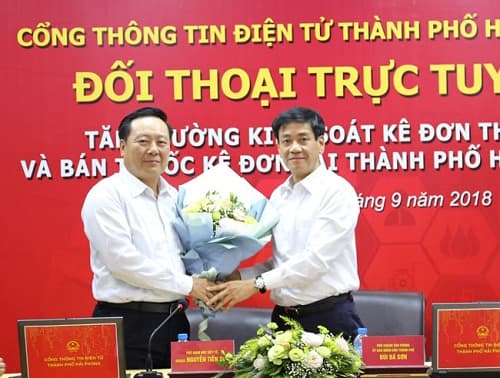 Đối thoại trực tuyến với chủ đề "Tăng cường kiểm soát kê đơn thuốc và bán thuốc kê đơn tại Hải Phòng"