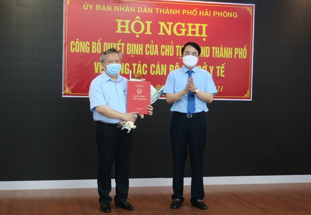 Hội nghị công bố Quyết định bổ nhiệm Phó Giám đốc Sở Y tế Hải Phòng