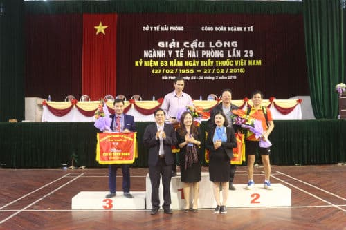 Giải cầu lông ngành y tế Hải Phòng lần thứ 29