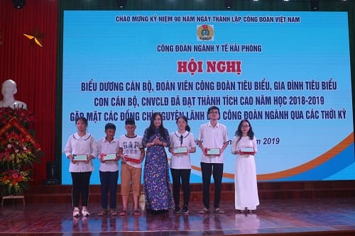Hội nghị biểu dương Công đoàn ngành Y tế Hải Phòng năm 2019