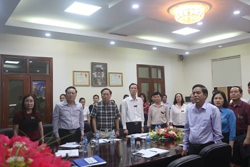 Sở Y tế Hải Phòng tổ chức nghi lễ chào cờ