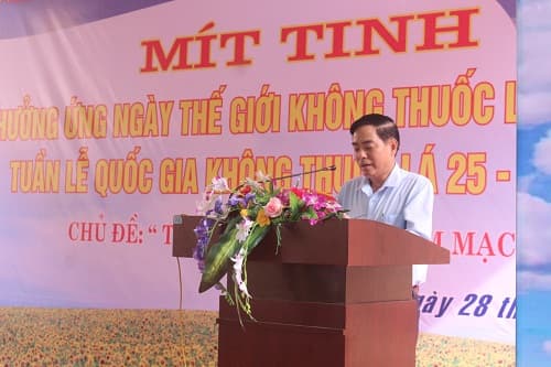 Mít tinh hưởng ứng Ngày Thế giới không thuốc lá và Tuần lễ Quốc gia không thuốc lá