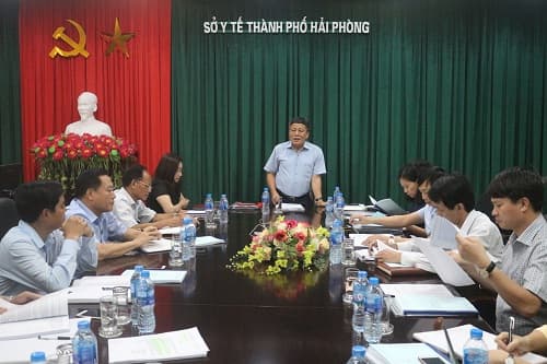 Đoàn kiểm tra của Ban Bí thư Trung ương làm việc với Sở Y tế Hải Phòng