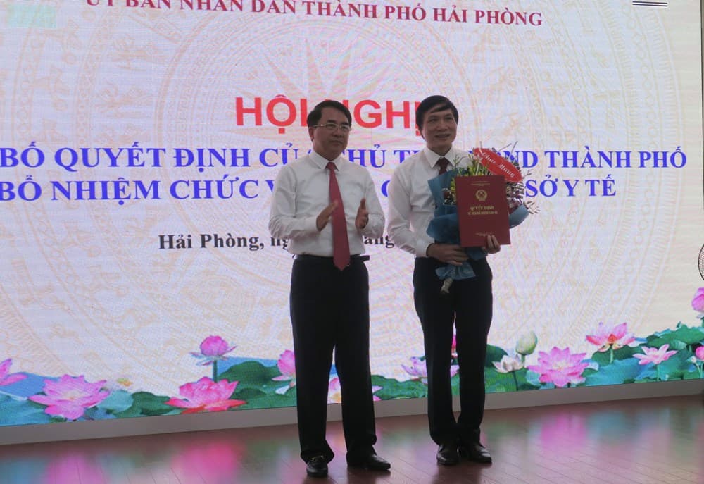Công bố Quyết định bổ nhiệm Phó Giám đốc Sở Y tế Hải Phòng