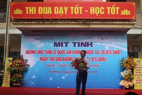 Mit tinh hưởng ứng "Ngày Thế giới không thuốc lá" và "Tuần lễ Quốc gia không thuốc lá" năm 2019