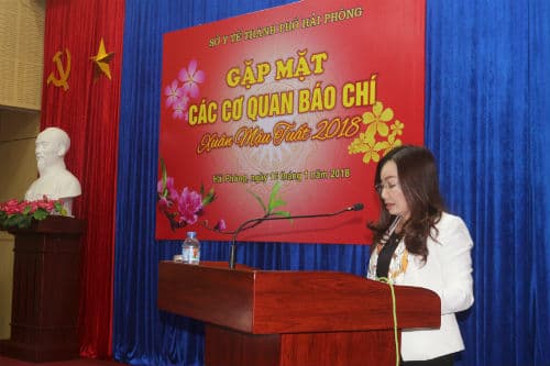 Sở Y tế tiếp xúc các cơ quan báo chí